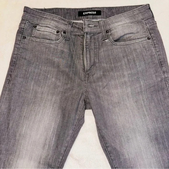 Men’s Express gray denim jeans